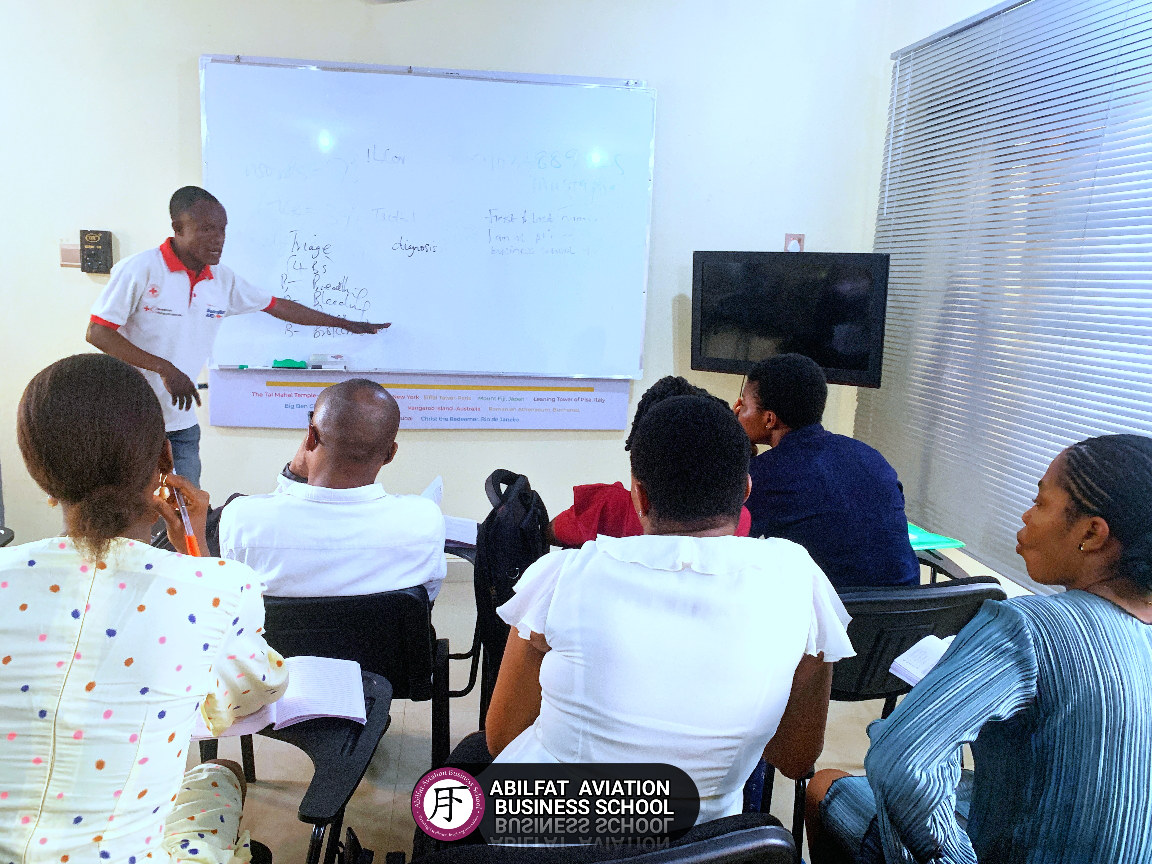 AABS students hands-on CPR training with Red Cross